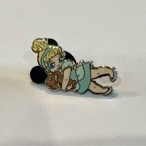 Baby Cinderella Enamel Collector’s Pin in Light Blue